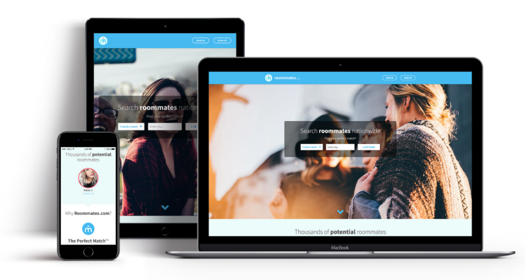 Roommates.com 9 Custom website design for Roommates.com by SPARK