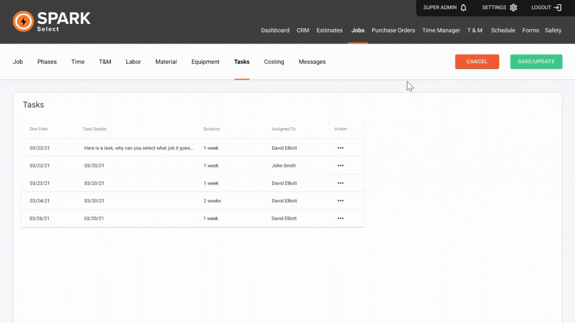 SPARK Clickable Prototype